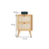 Cottage Rattan Bedside Table