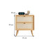 Cottage Rattan Bedside Table