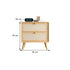 Cottage Rattan Bedside Table