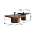 Tetra Wood Coffee Table Duo