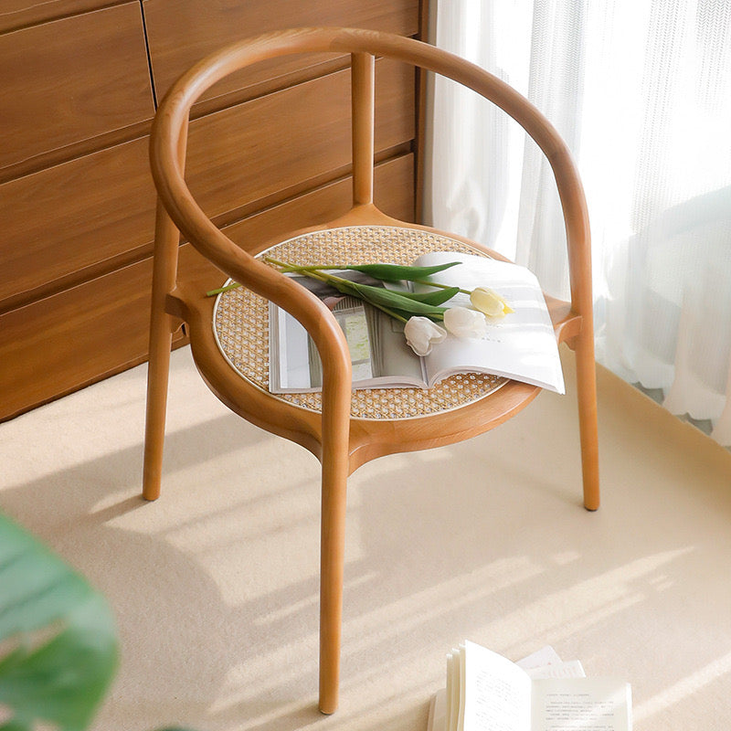 Crescent Wood Armchair (Set of Two)