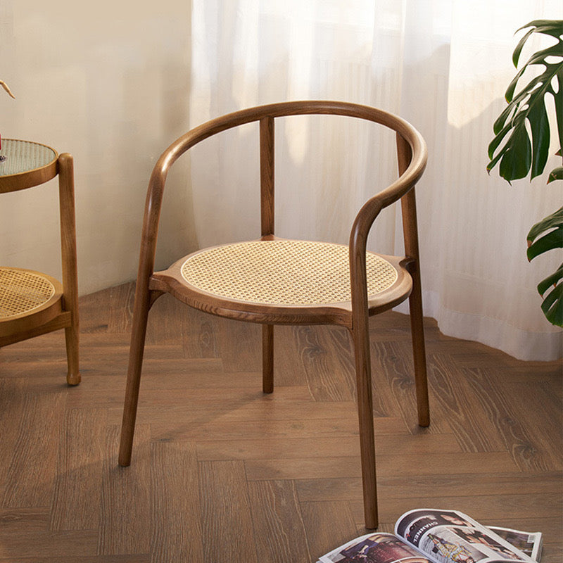 Crescent Wood Armchair (Set of Two)