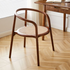 Crescent Wood Armchair (Set of Two)