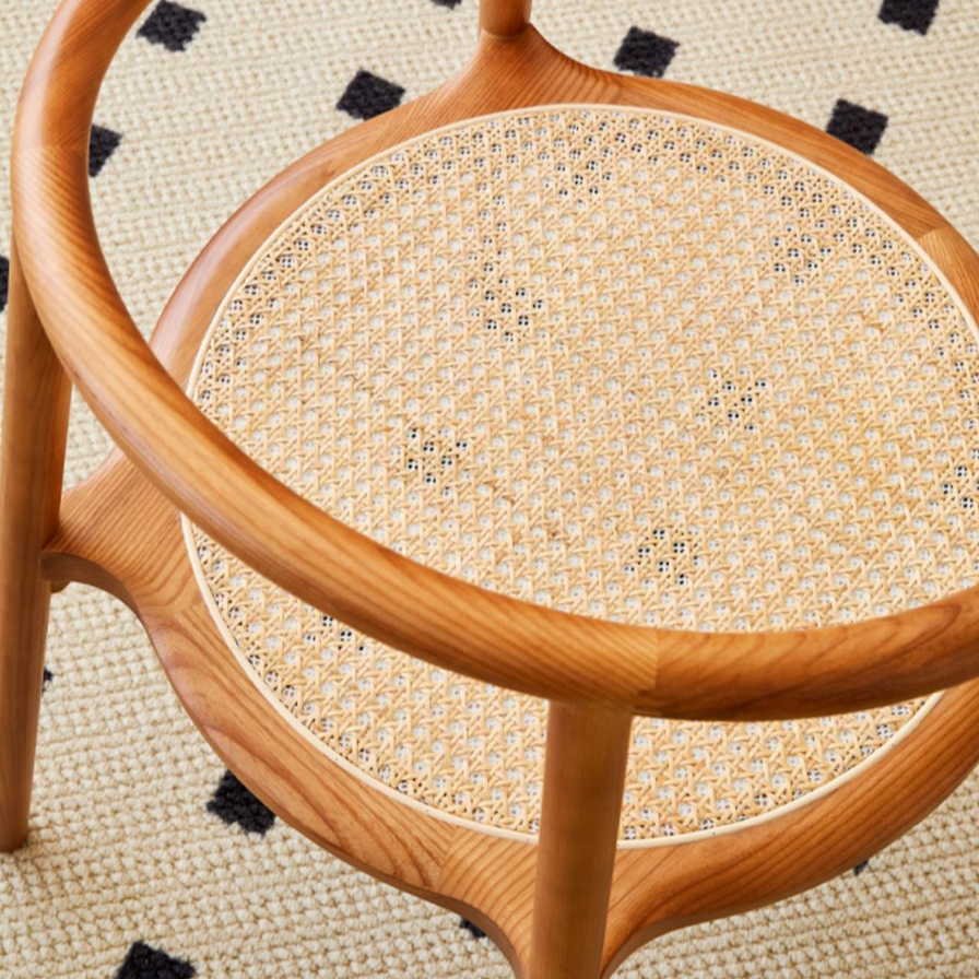 Crescent Wood Armchair (Set of Two)