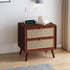 Cottage Rattan Bedside Table