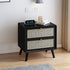 Cottage Rattan Bedside Table