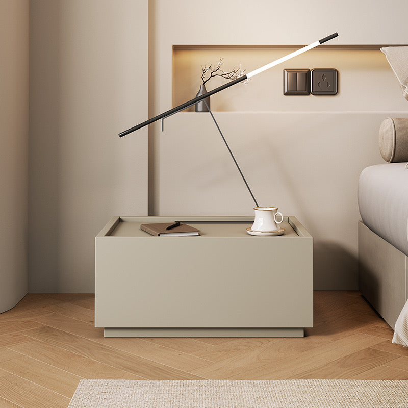 Urban Wooden Block Bedside Table