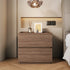 Urban Wooden Block Bedside Table