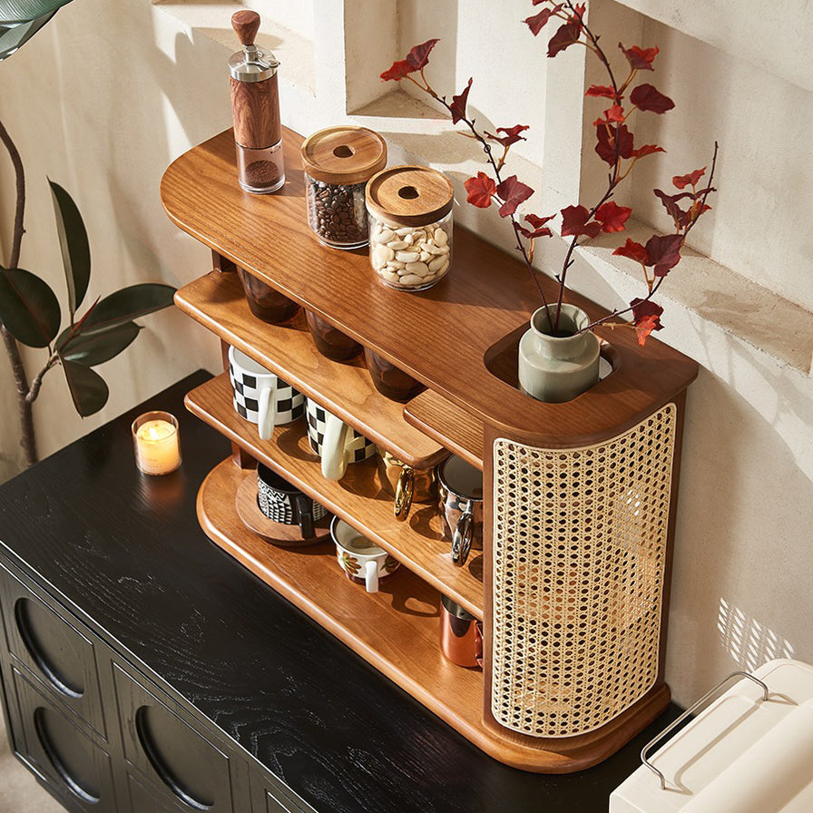 Harvest Rattan Storage Rack