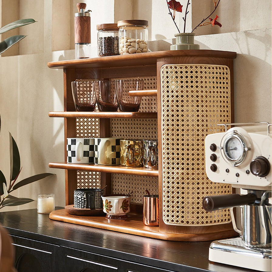Harvest Rattan Storage Rack