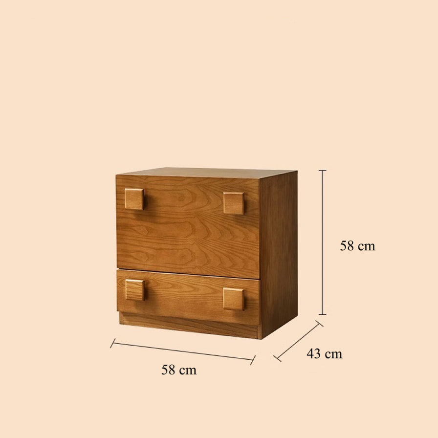 Retro Solid Wood Chest
