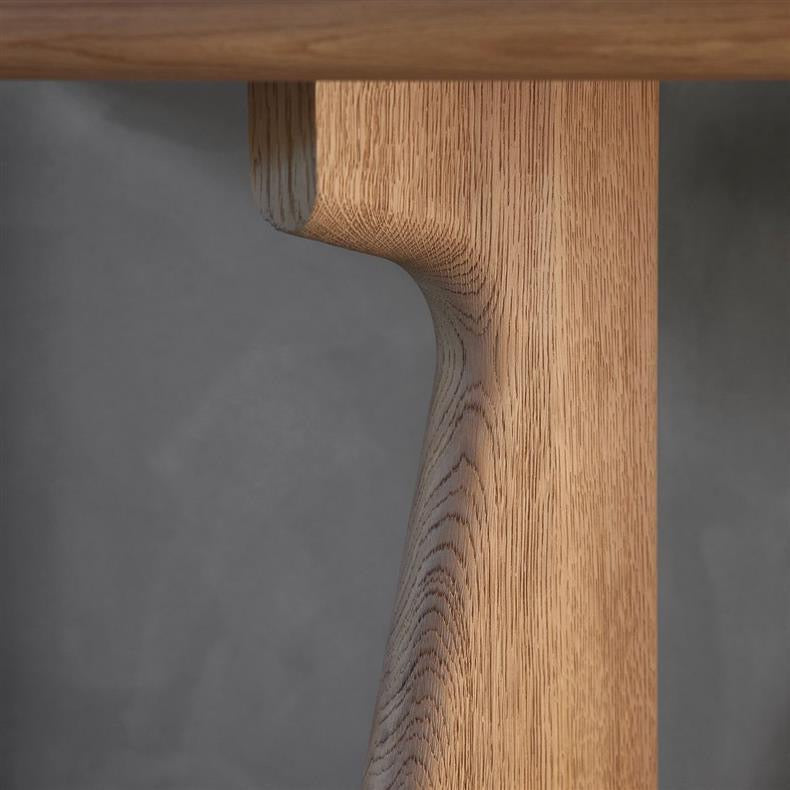 Walnut Wood Console Table