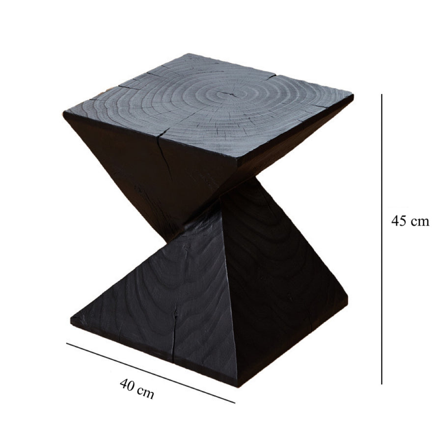 Sculptura Wooden Accent Table