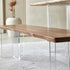 Acrylicridge Wood Bench