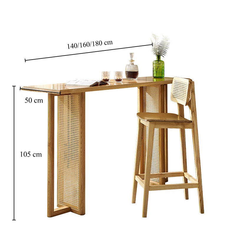 Bayside Rattan Bar Table Set
