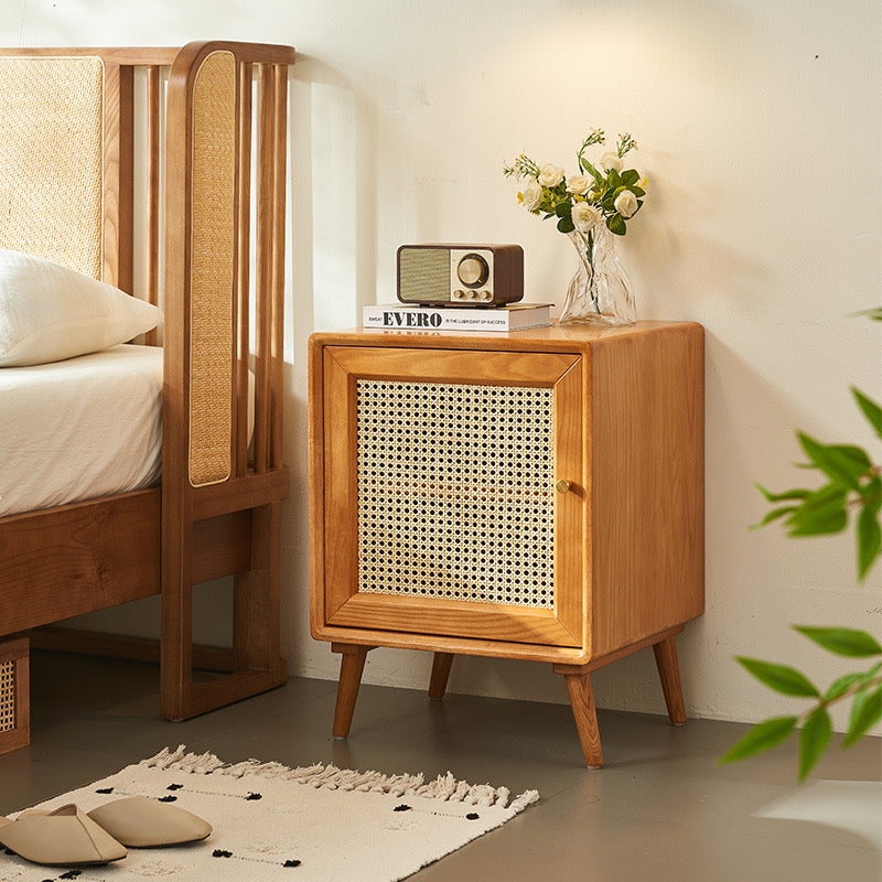 Caria Rattan Bedside Table