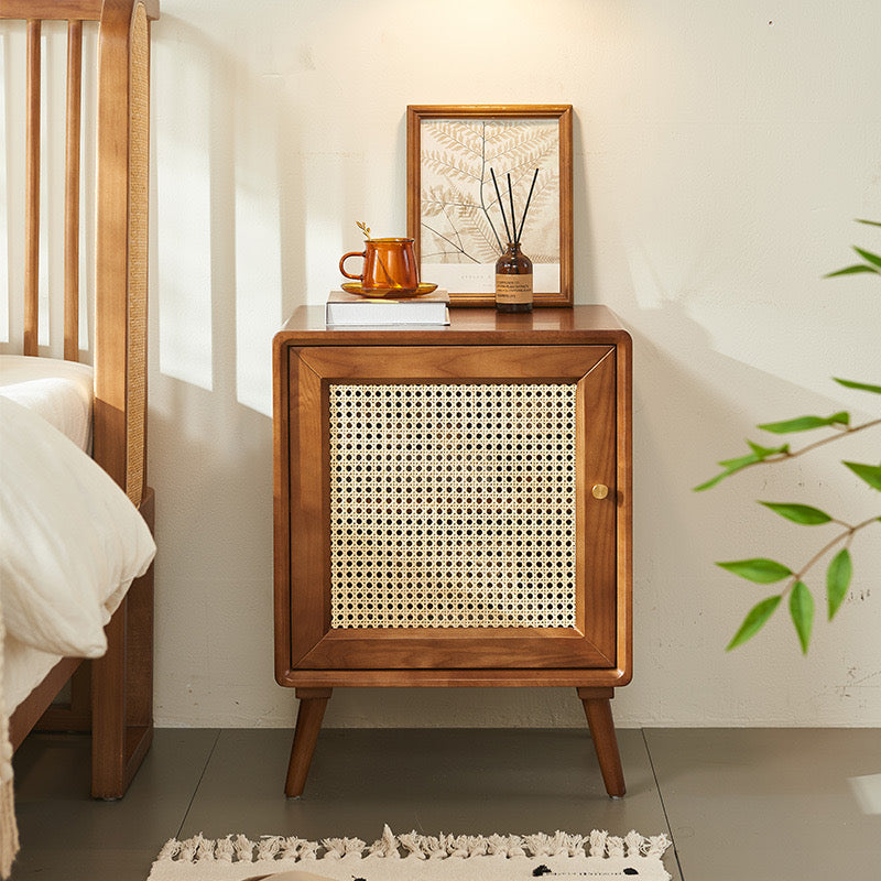 Caria Rattan Bedside Table