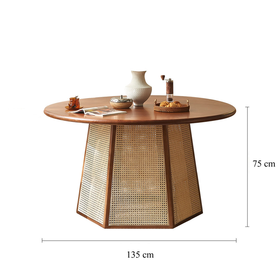 Arden Rattan Dining Table