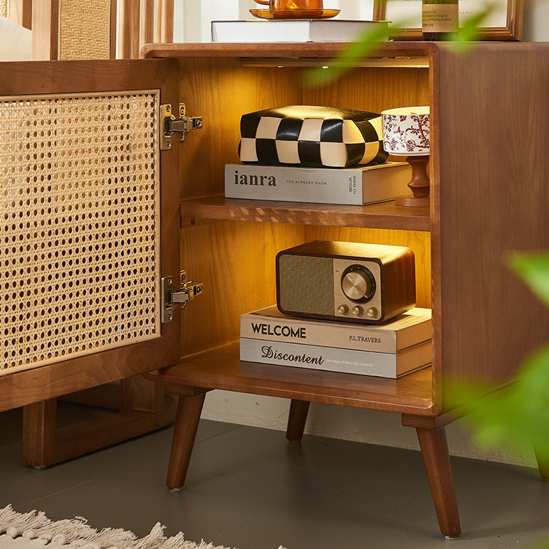 Caria Rattan Bedside Table