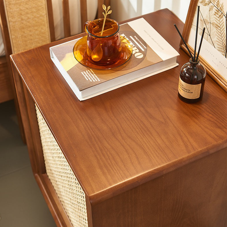 Caria Rattan Bedside Table