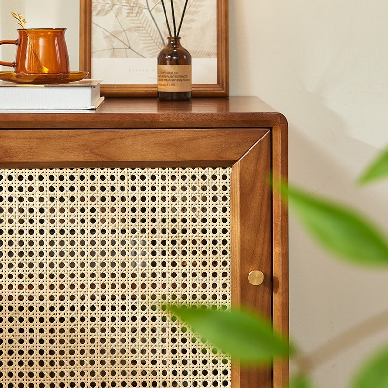 Caria Rattan Bedside Table