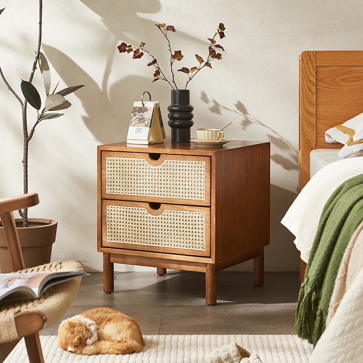 Raya Rattan Bedside Table