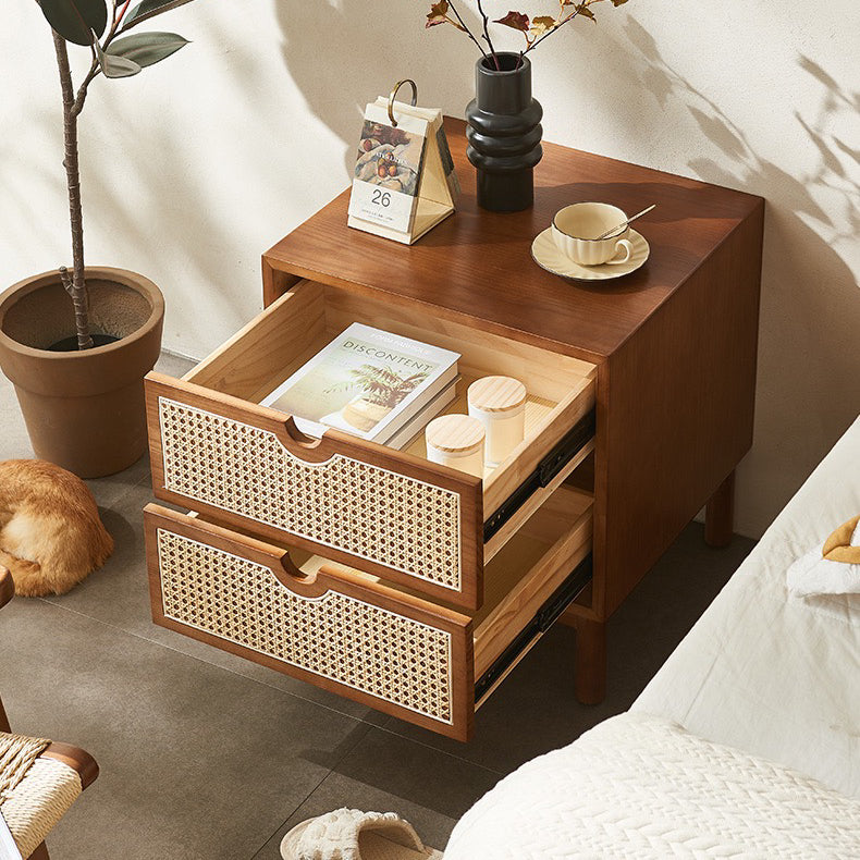 Raya Rattan Bedside Table
