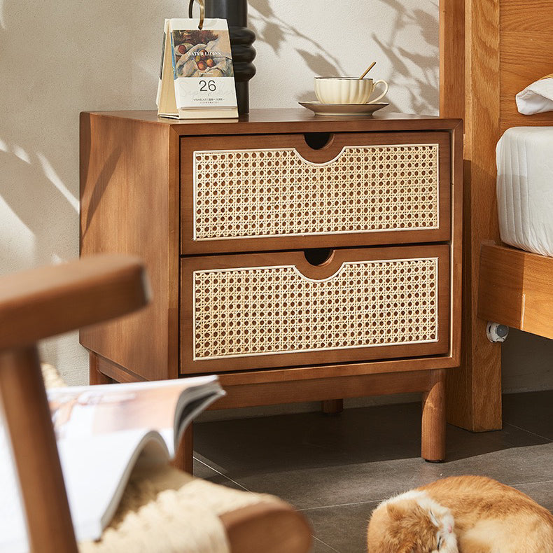 Raya Rattan Bedside Table