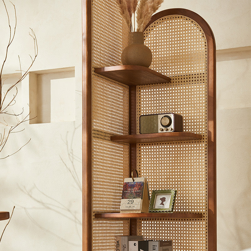 Solara Rattan Corner Cabinet