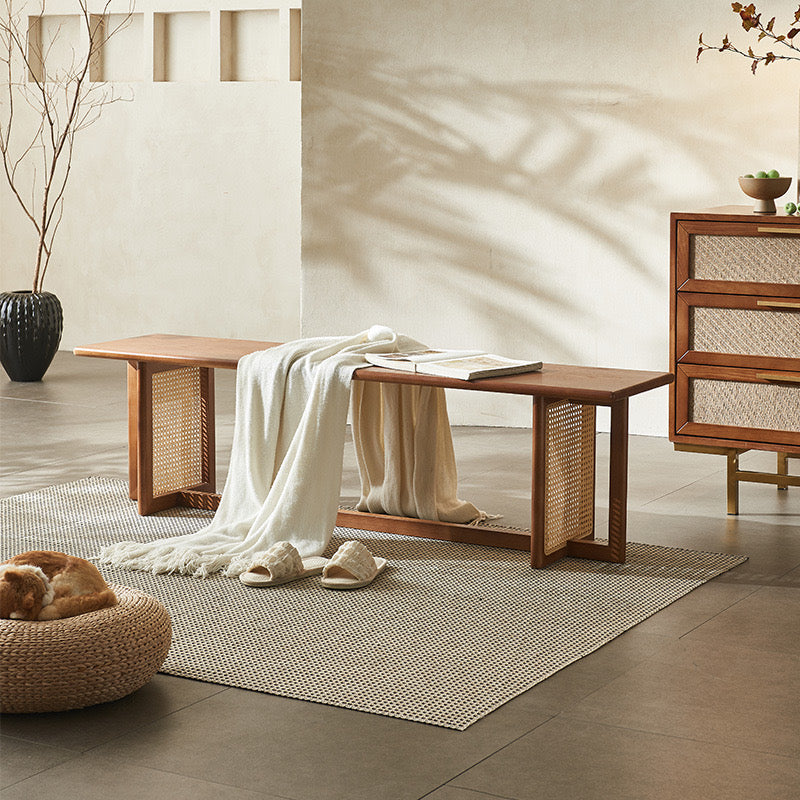 Meadowhaven Rattan Bench