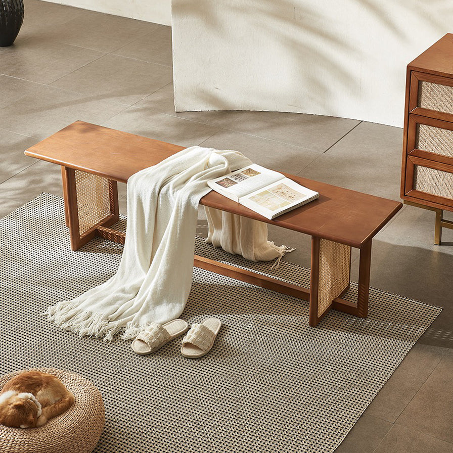 Meadowhaven Rattan Bench