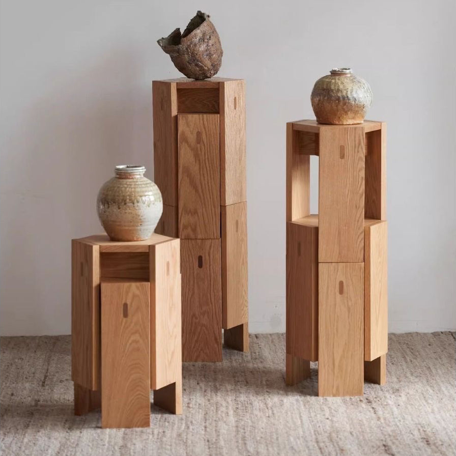 Vero Stackable Wood Stool