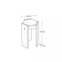 Vero Stackable Wood Stool