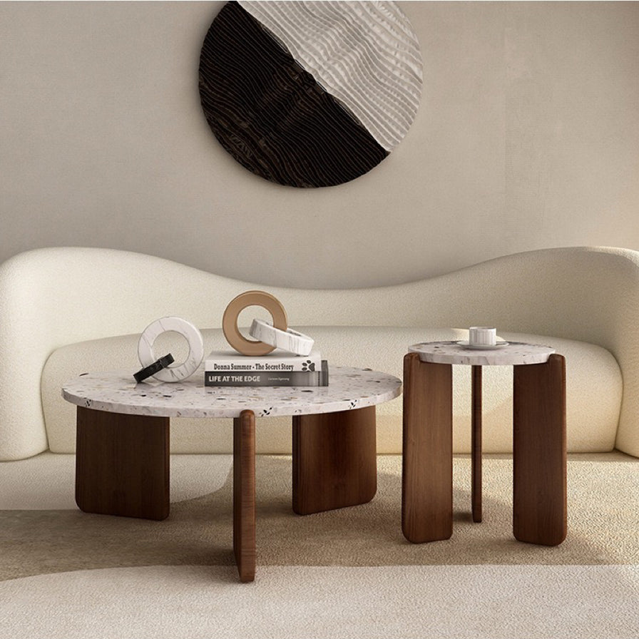 Natural Terrazzo Coffee Table