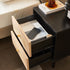 Noir Rattan Bedside Table