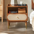Aurelle Oak Bedside Table
