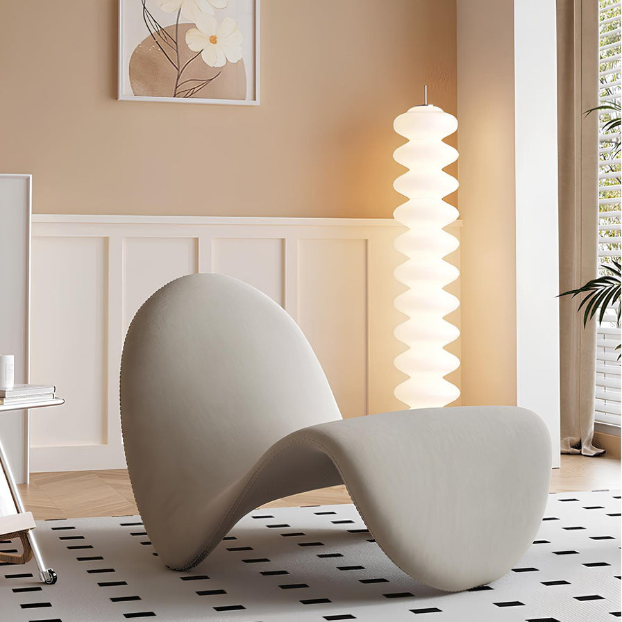 Curvy Velvet Lounge Chair