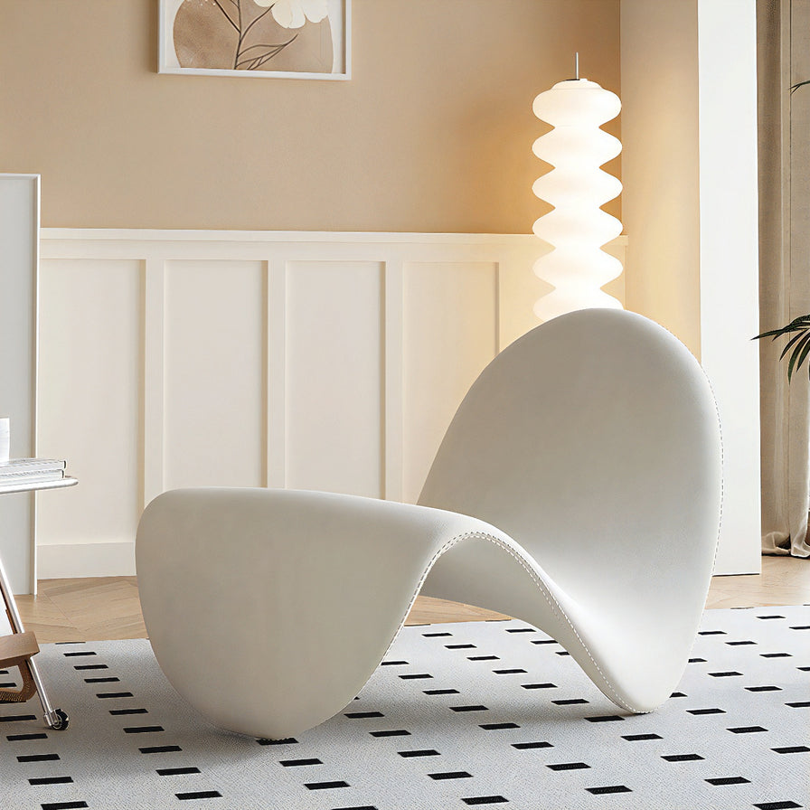 Curvy Velvet Lounge Chair