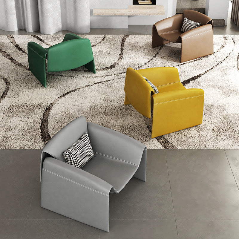 Palette Leather Lounge Chair