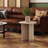 Natural Travertine Accent Table