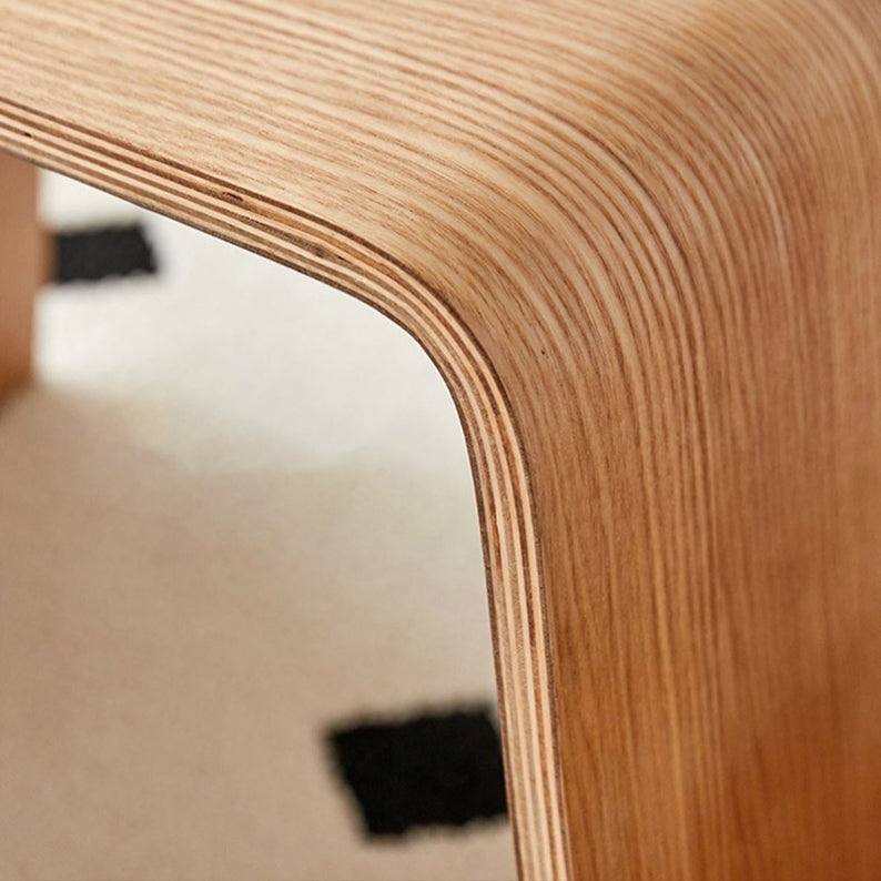 Infinity Curve Wooden Coffee Table
