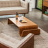 Infinity Curve Wooden Coffee Table