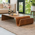 Infinity Curve Wooden Coffee Table