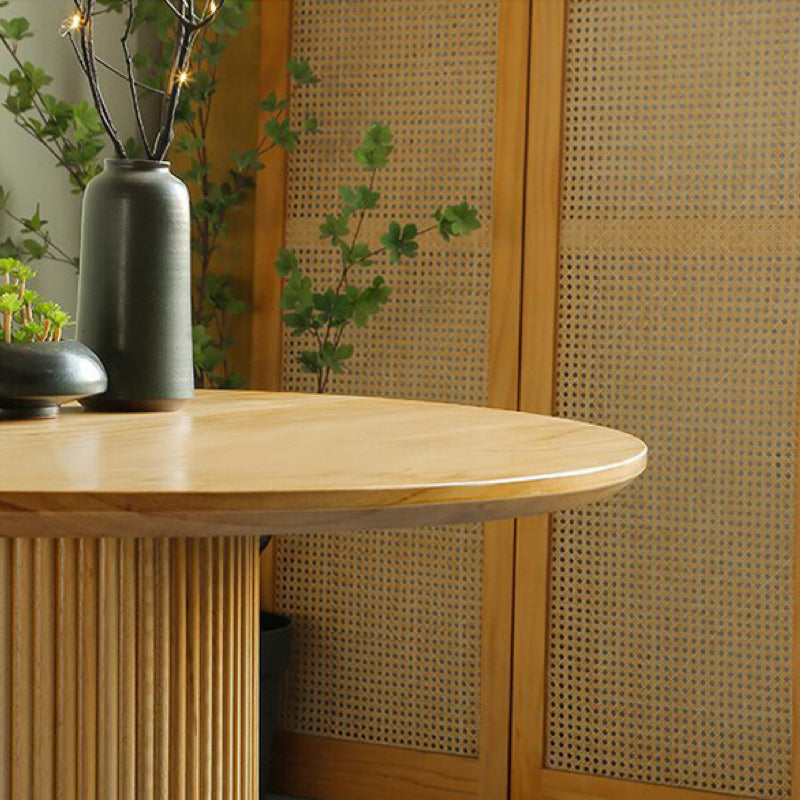 Cyrus Pine Wood Dining Table