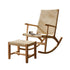 Cabin Wood Rocking Chair Set
