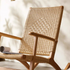 Cabin Wood Rocking Chair Set
