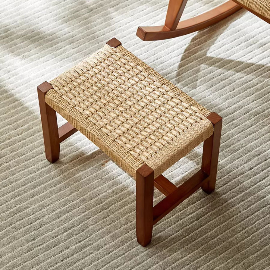 Cabin Wood Rocking Chair Set