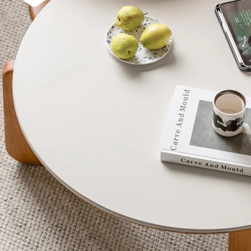 Kanso Natural Wood Coffee Table Set