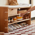 Nomi Cherry Wood Shoe Bench