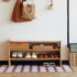 Nomi Cherry Wood Shoe Bench